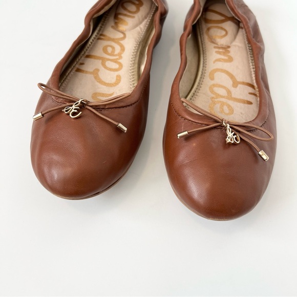 Sam Edelman Women’s Felicia leather flats in brown Neutral ballet flat Size 8.5 - Picture 4 of 8
